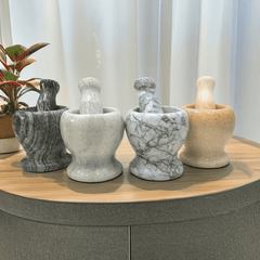 Marble Mortar & Pestle Set