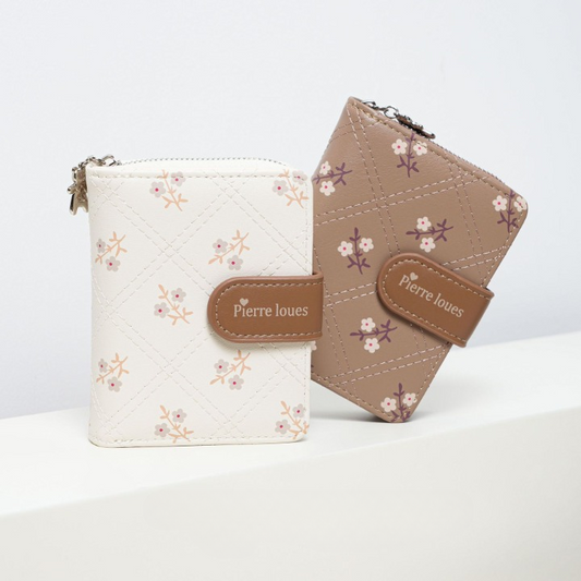 Floral Charm Mini Wallet