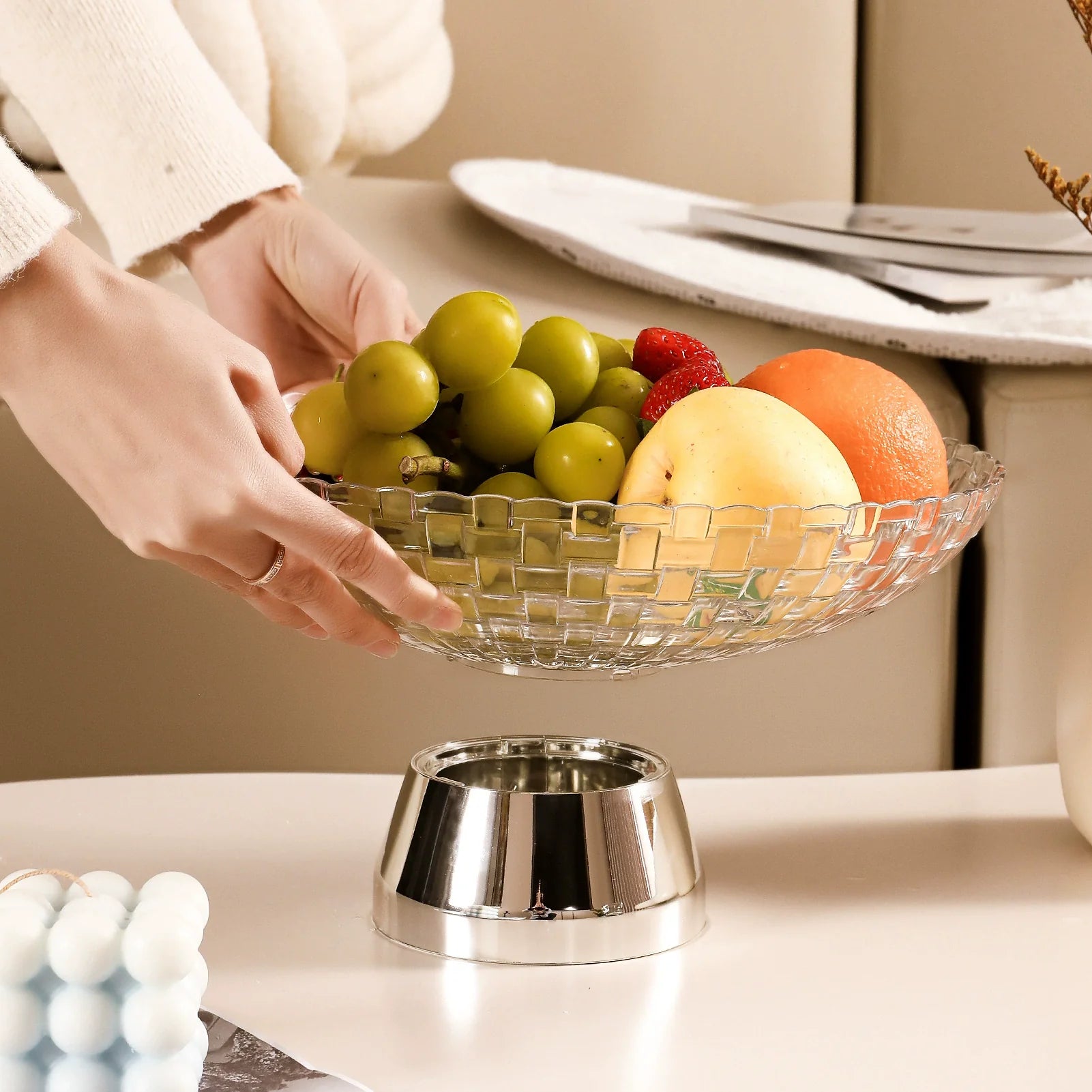 Crystal Fruit Plate – Versatile Home Accent