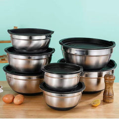Mixing Bowls Set with Lids 6-Piece