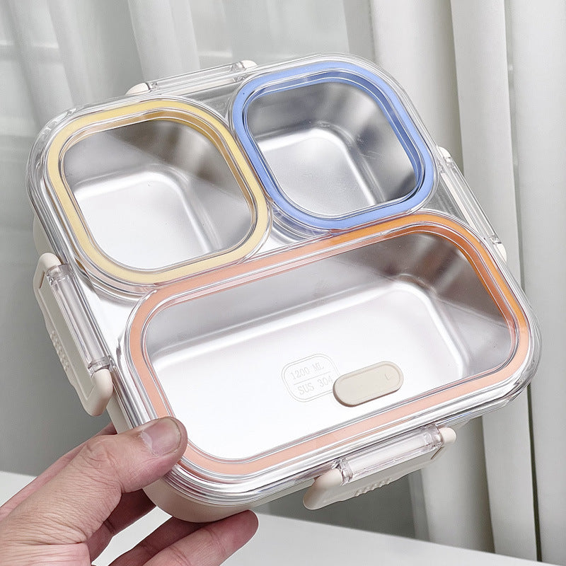 Airtight Steel Lunch Box – Travel-Friendly & Lightweight