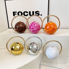 Luxury Round Clutch Bag