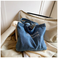 Denim Tote Bag