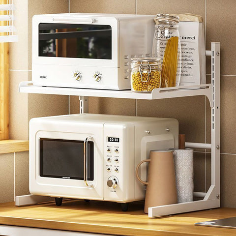 Adjustable Microwave Storage Rack