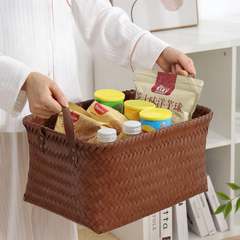 Rustic Woven Storage Basket