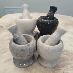 Marble Mortar & Pestle Set