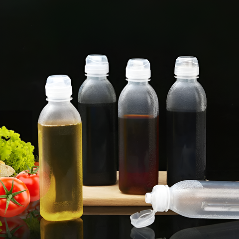 Transparent Sauces Bottle (500 ml)