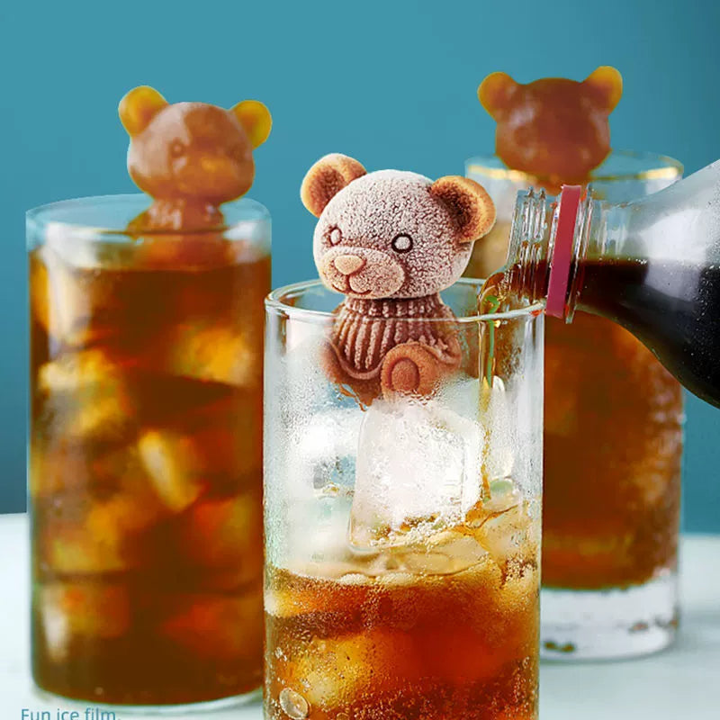 Bear Silicone Ice Mold