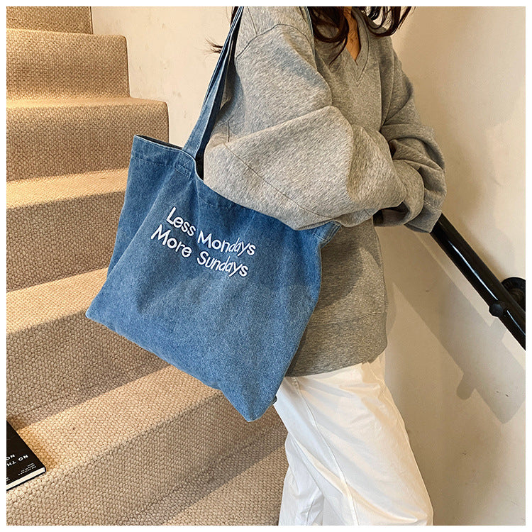 Denim Tote Bag