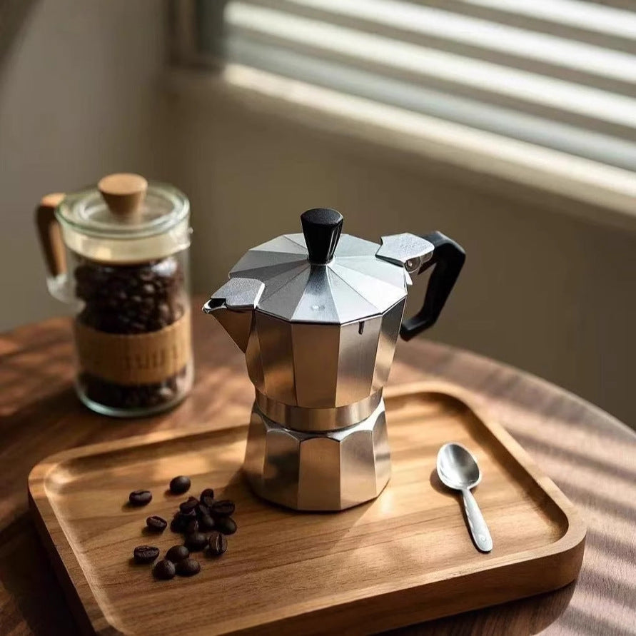 Stovetop Moka Pot – Durable Food-Grade Aluminum