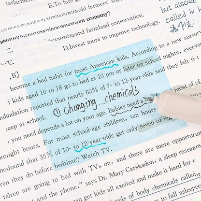 Gradient Glitter Sticky Notes