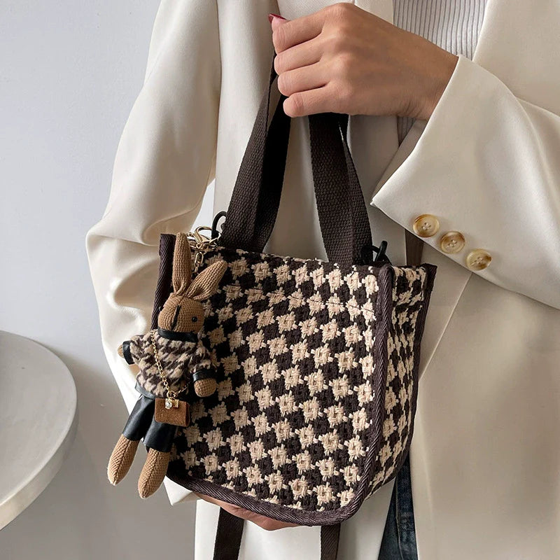 Knitted Bunny Purse