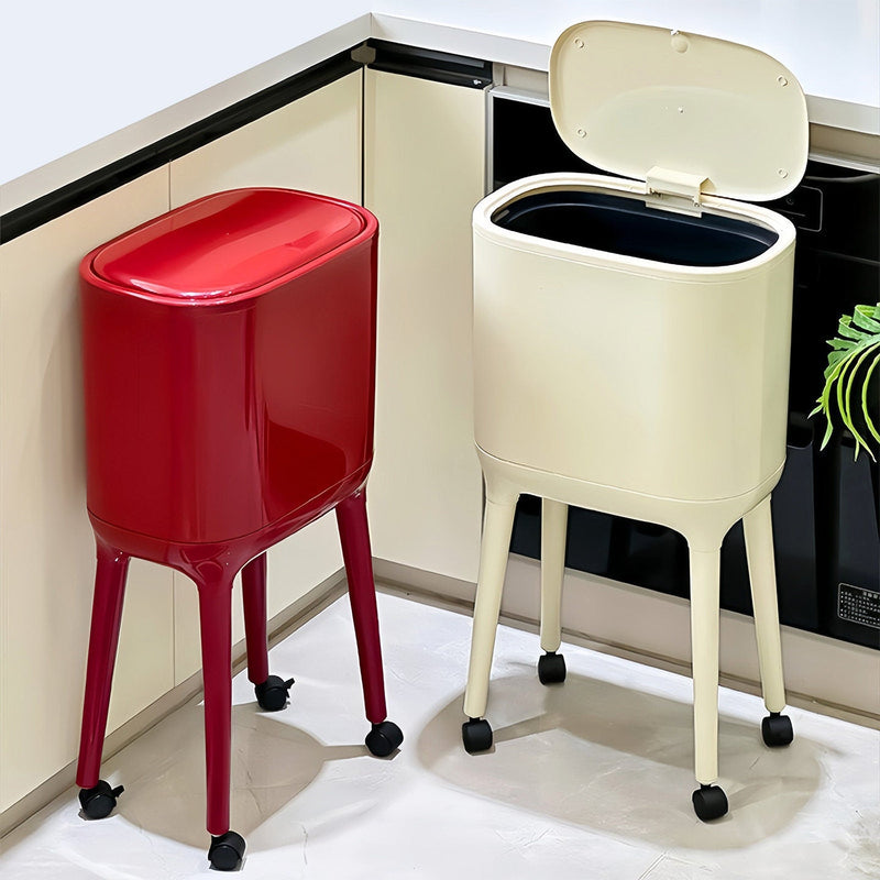 Rolling Trash Bin
