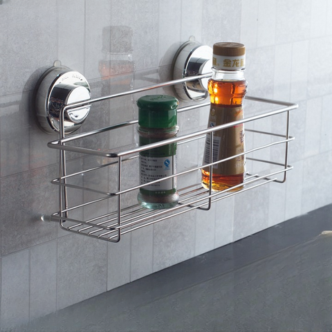Wall-Mounted Suction Storage Rack