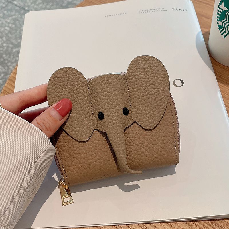 Elephant Face Card Wallet