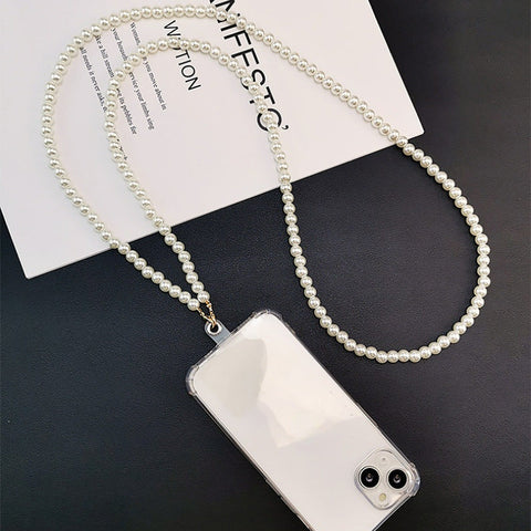 Pearl Chain Phone Lanyard