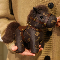 Leather Pony Doll Keychain