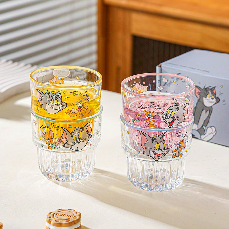 Tom & Jerry Glass Set – Vibrant &amp; Colorful