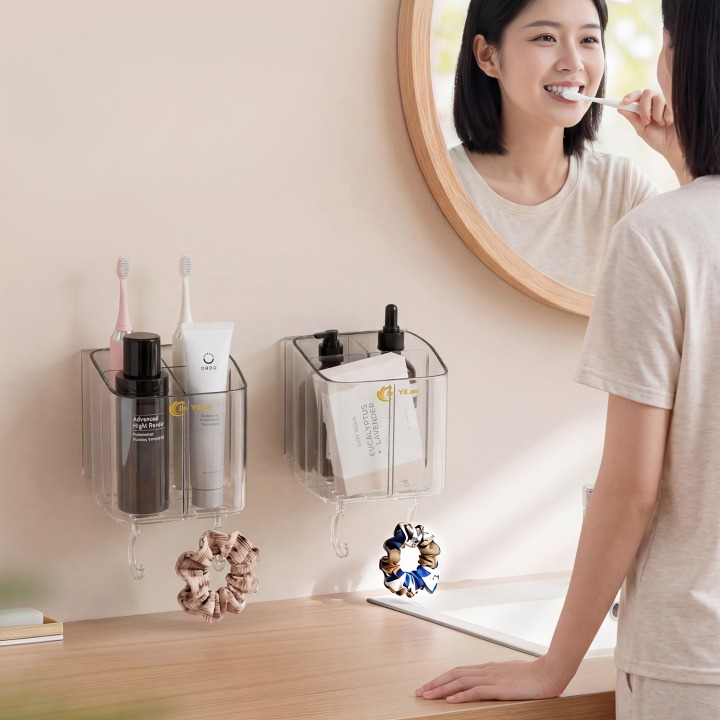 Detachable wall-mounted storage box
