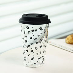 Glass Cup With Lid