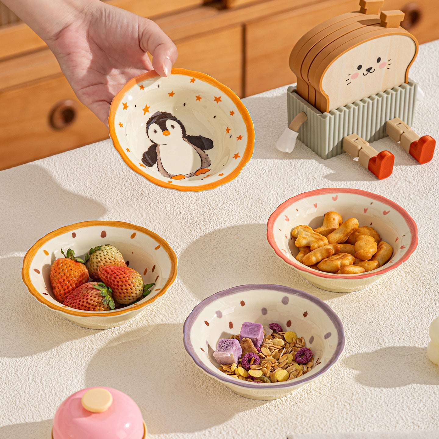 Cute Animal Ceramic Bowls – Premium Quality Ceramic