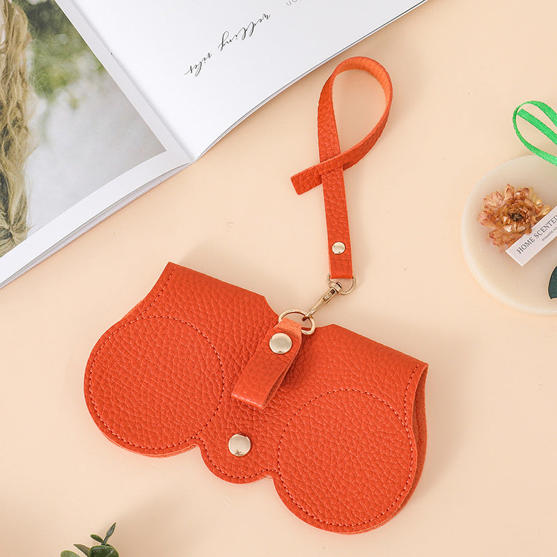 Soft Leather Sunglasses Cover