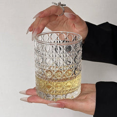 Vintage Crystal Drinking Glass(200 ml)