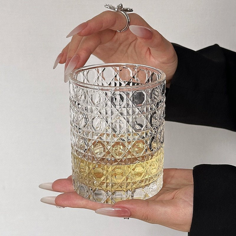 Vintage Crystal Drinking Glass(200 ml)