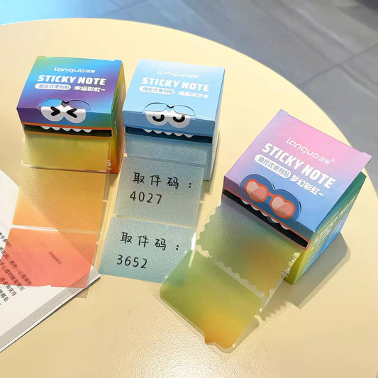 Gradient Glitter Sticky Notes