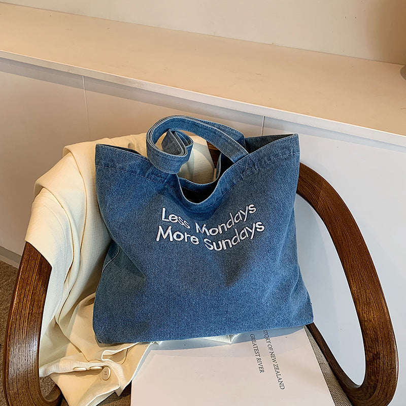 Denim Tote Bag