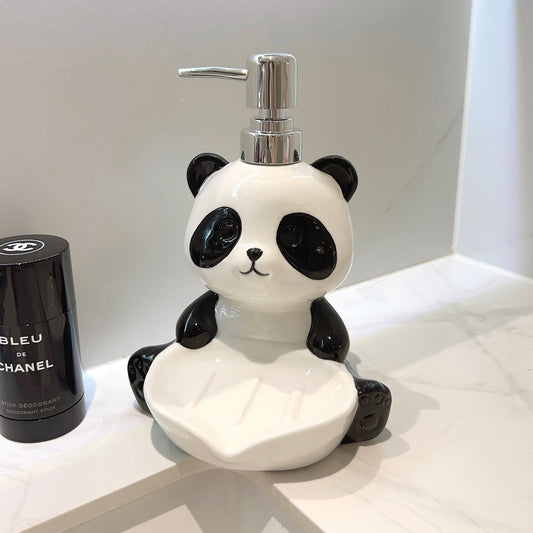 Panda 2-in-1 Soap Dispenser
