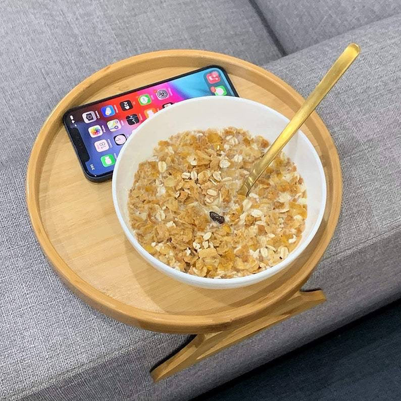 Bamboo Sofa Tray – Perfect Size for Any Room