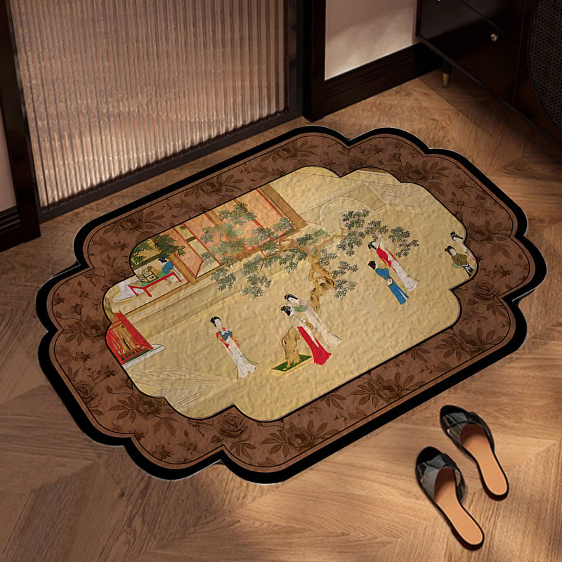 Traditional Style Decor Mat
