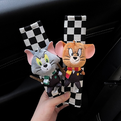 Tom & Jerry Seat Belt Covers