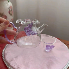 Butterfly Glass pot