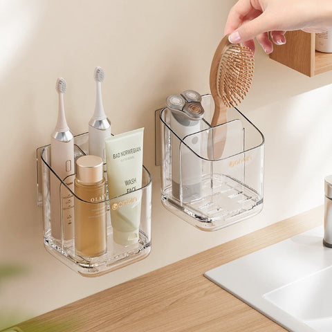 Detachable wall-mounted storage box