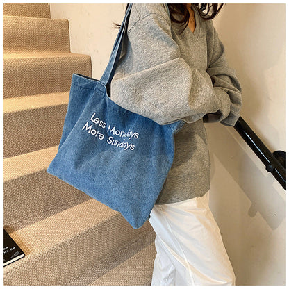 Denim Tote Bag