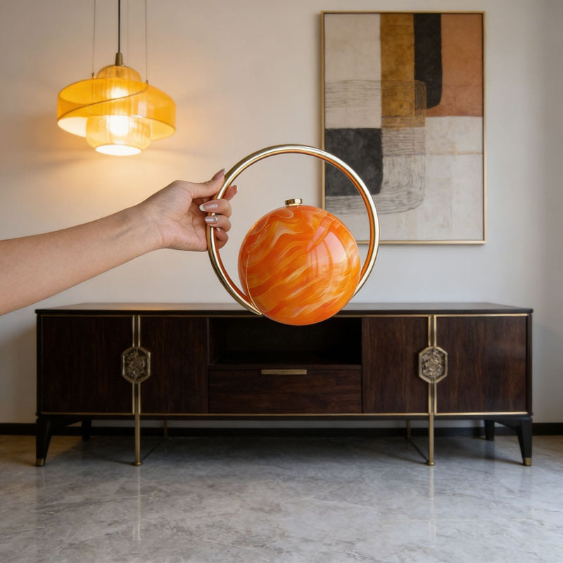 Luxury Round Clutch Bag