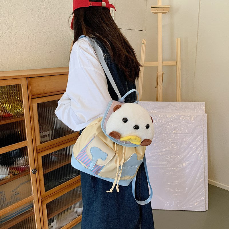 Puppy Canvas Backpack