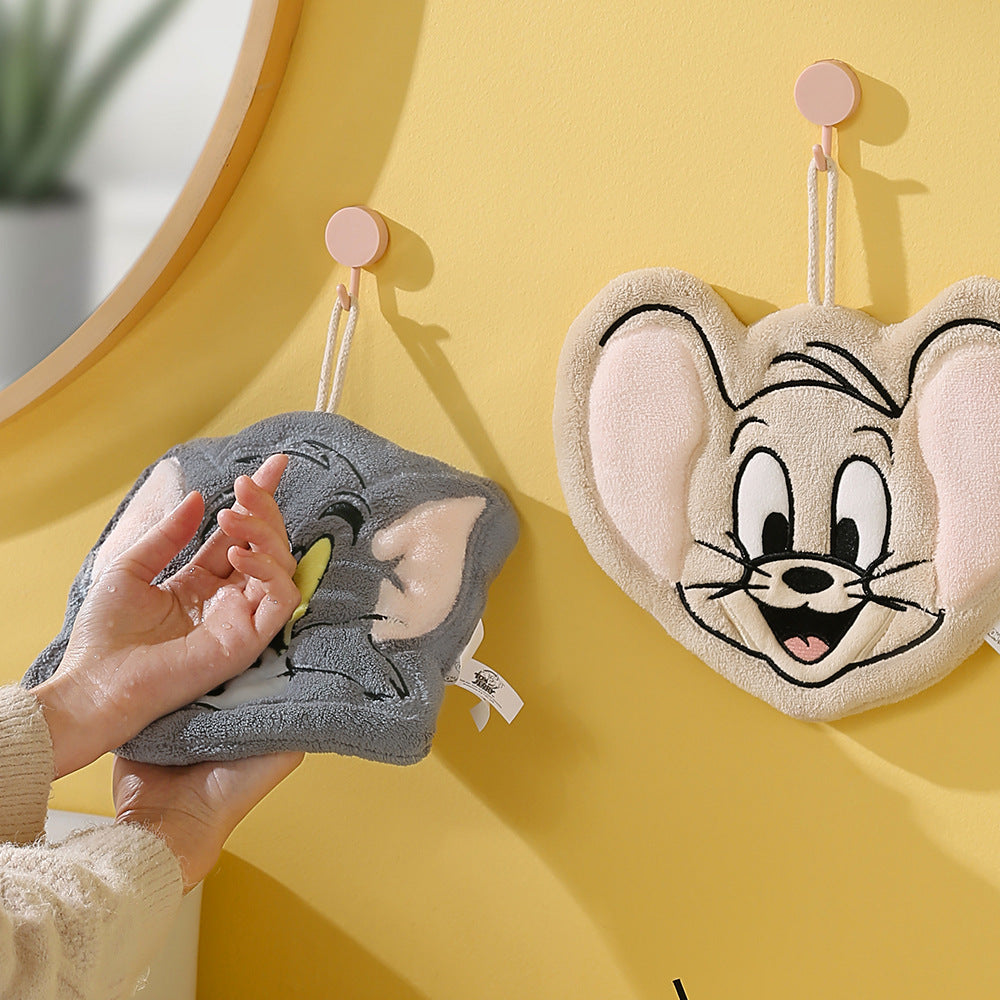 Tom and Jerry Hand Towels – Cute Hanging Design