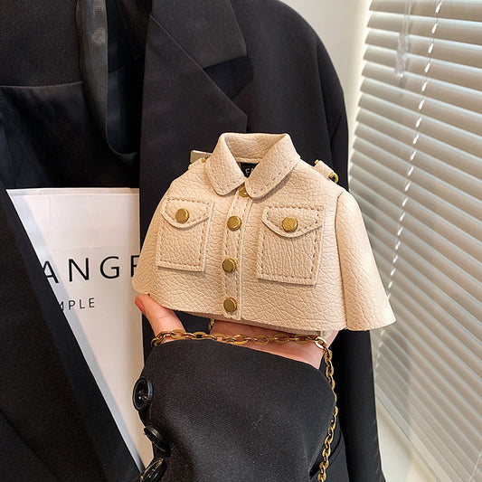 Mini Shirt Style Sling Bag