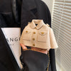 Mini Shirt Style Sling Bag