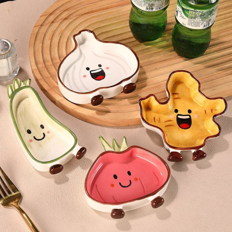 Veggie Shaped Sauce Dish