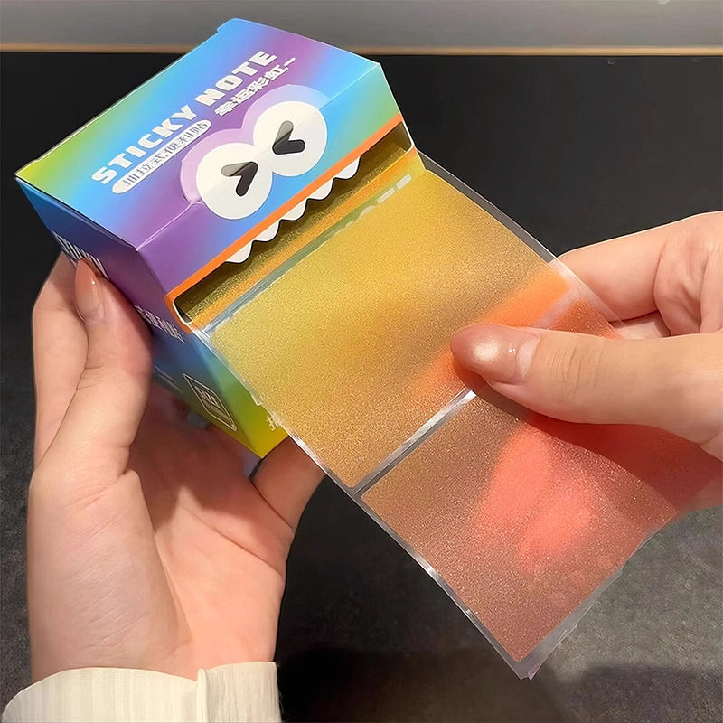 Gradient Glitter Sticky Notes