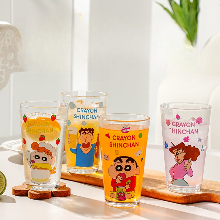 Shinchan Family Sipper Glasses – Stylish &amp; Fun Design