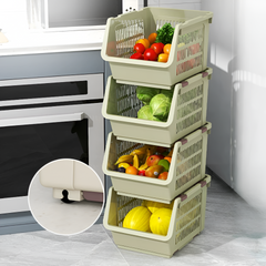 Stackable Storage Basket Rack