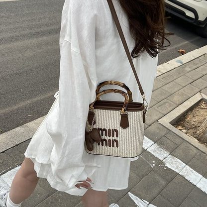 Minmin Charm Woven Bag