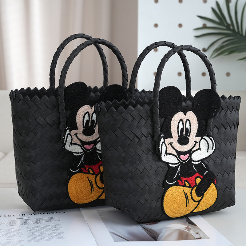 Mickey Woven Tote Bag – Strong, comfortable handles