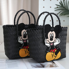 Mickey Woven Tote Bag