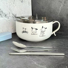 Pochacco Bowl with Spoon